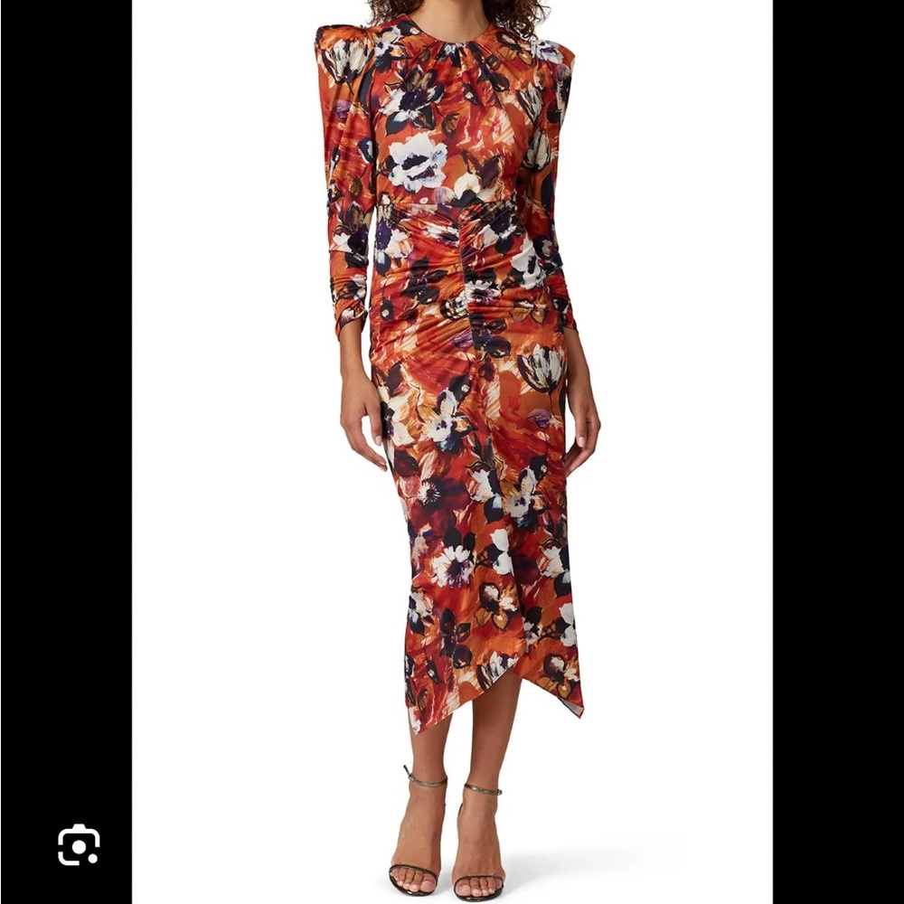 Ronny Kobo Bianco Midi Dress